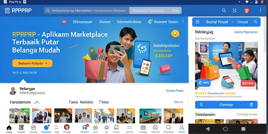 Tampilan antarmuka aplikasi RPRPRP yang menarik dan user-friendly.