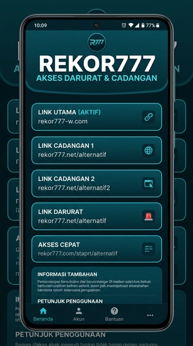 Tampilan link alternatif rekor777